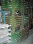 Stacking containers, 700 mm x 600 mm x 500 mm